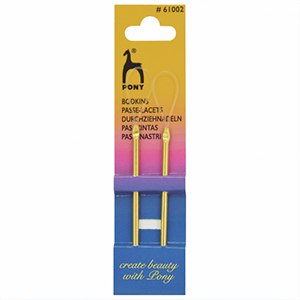CH63079 Sewing needles pony bodkins, ,10cm/2pcs ,golden color (0 0)