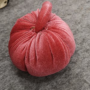 CH63137 Christmas ornaments fabric pumpkins, ,10cm/1pcs ,peach color (0 0)
