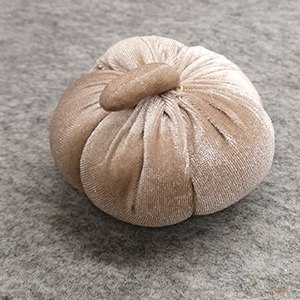 CH63145 Christmas ornaments fabric pumpkins, ,10cm/1pcs ,beige color (0 0)