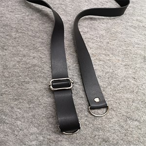 CH63197 Pu leather backpack handles  1,3x25cm/1pcs black color for handbags kneeting accessories (0 0)