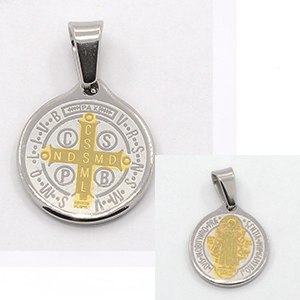 CH63276 Stainless steel konstantinata charms ,for baptizing 17x15mm/1pcs/ steel/gold plated,   ,material ,, (0 0)