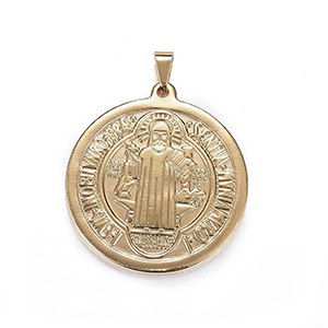 CH63278 Stainless steel konstantinata charms for baptizing 50x46mm/1pcs gold plated color,   ,material ,, (0 0)