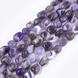 CH63330 Natural Stone Amethyst Nuggets ,For Jewellery 13mm/35Pcs/ Lilac Color,   ,Material Semi Precious Stones,,Beads (2 1) ()