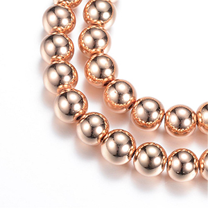 CH63333 Synthetic Hematite Round Beads  For Jewellery 6mm/67Pcs/   Light Gold Color,   ,Material Synthetic Hematite,,Beads (17 0) ()