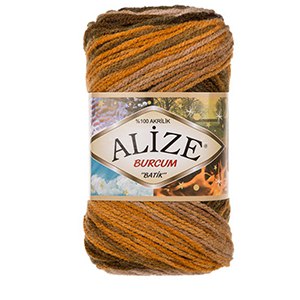CH63436 Yarns alize burcum batik,acrylic ,100gr/210meters ,multicolor (0 0)