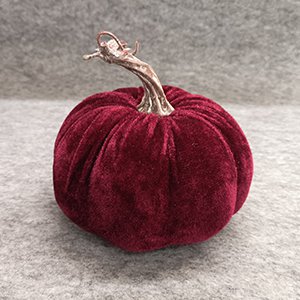CH63527 Christmas ornaments fabric pumpkins, ,135cm/1pcs ,dark red color (0 0)