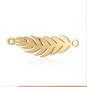 CH63593 Ατσαλινα συνδετικα φτερα  για κοσμημα 0x0mm/1τεμ. επιχρυσο χρωμα, πλακε  ,συνθεση ανοξειδωτο ατσαλι,συνδετικα (0 0)