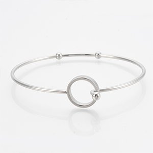 CH63869 Jewellery stainless steel bracelets bangel bracelets,stackable bangles ,60mm/1pcs ,steel color (0 0)