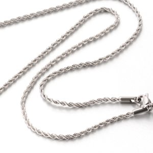 CH63875 Stainless steel necklace figuro chains ,for jewellery 60cm//1pcs/2mm stainless steel color,with lobster claw clasp with lobster claw clsps  ,material stainless steel,, (-1 0)