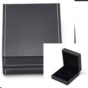 CH63985 Packaging jewelry boxes square, ,10x10cmx4cm/1pcs ,black color (0 0)