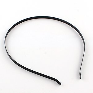 CH63991 Iron hair band findings  12,5×1/5pcs black color,   ,material ,, (0 0)