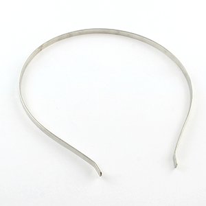 CH63994 Iron Hair Band Findings ,For Decoration 12,5cm//5Pcs/ Platinum color,   ,Material Iron,, (11 18) (Wholesale Price 100 Pcs @  0.09= €9 ,Upon Availability)