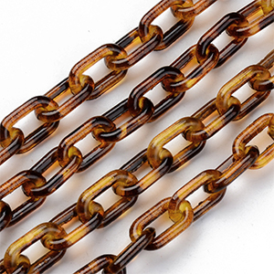 CH64141 Acrylic cable chains  14x8mm/1meters multicolor for handbags/purse (0 0)