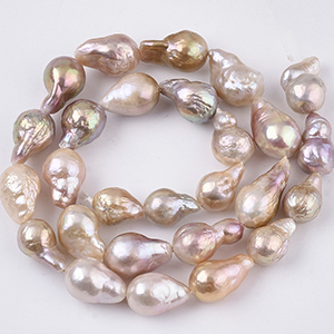 CH64339 Semi precious stones freshwater pearls teardrop shape, ,10×20/37cm/str ,gold plated (0 0)