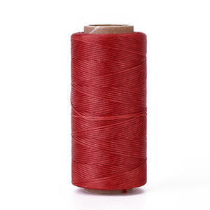 CH64546 Waxed Cord flat  FOR JEWELLERY 0,8mm/260Meters/   RED COLOR, Polyester  ,Material ,, (4 0) ()