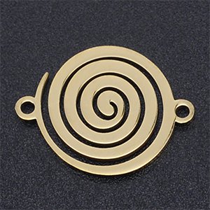 CH64614 Stainless steel links for jewellery 14x18mm/1pcs gold plated color,   ,material stainless steel,,links (0 0)
