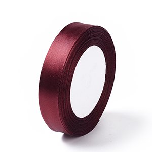 CH64628 Ειδη συσκευασιας κορδελες σατεν ,20mm/23μετρ.,μπορντο χρωμα (0 0)