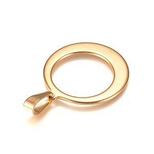 CH65224 Pendants and charms stainless steel round shape,with stamping  blank ,33x30mm/1pcs ,gold plated (0 0)