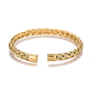 CH65404 Stainless steel bangles ,for jewellery 5,5mm//1pcs gold plated color, stackable bangles  ,material stainless steel,, (0 0)