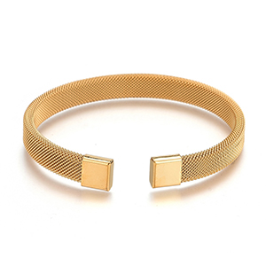 CH65406 Ατσαλινα βραχιολια βεργα  για κοσμημα 5,5cm/cm/1τεμ. επιχρυσο χρωμα, χειροπεδες  ,συνθεση ανοξειδωτο ατσαλι, (0 0)