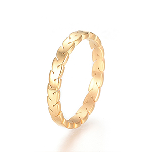 CH65425 Jewellery rings assorted,size 7 ,17mm/1pcs ,gold plated (0 0)