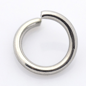 CH65468 Stainless Steel Open Jump Rings ,For Jewellery 4X0,5mm/100Pcs/ Steel color, 0.5mm Thickness  ,Material Stainless Steel,, (9 5) (Wholesale Price 2000 Pcs @  0= €9 ,Upon Availability)