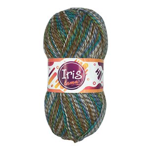 CH65484 Yarns lama iris,acrylic ,100gr/360meters ,multicolor col 32 (0 0)