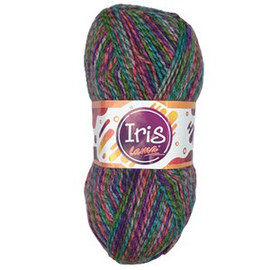 CH65485 Yarns lama iris,acrylic ,100gr/360meters ,multicolor col 38 (0 0)