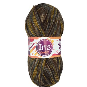 CH65486 Yarns lama iris,acrylic ,100gr/360meters ,multicolor col 34 (0 0)