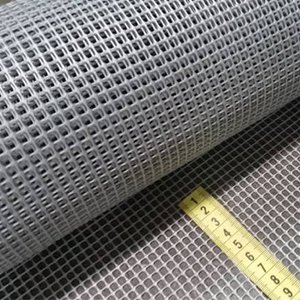 CH65519 Plastic canvas  100x50cm/ø10x10mm/1pcs grey color for handbags kneeting accessories (0 0)