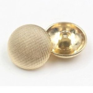 CH65521 Metall sewing buttons round shape  25mm/1pcs golden color for textile kneeting accessories sewing (0 0)