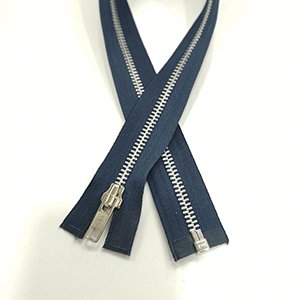 CH65635 Ανοιγομενα φερμουαρ μεταλλικο νικελ οδηγο  για ραψιμο 50cm//1τεμ. μπλε χρωμα, μεταλλικο δοντι  ,συνθεση ,ειδη ραπτικης,ραυτα (0 0)