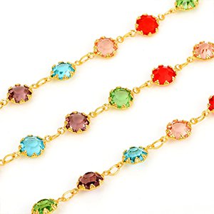 CH65725 Chains Metal Per Meter,Link Chains ,12X6,5mm/1Meters ,Gold Plated (1 0) ()