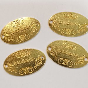 CH65784 Handmade handbag decorations 30x19mm/1pcs gold plated color (0 0)