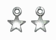 CH7007 Μενταγιόν Ορειχάλκινα Αστεράκια ,10mm/10Τεμ.,Αντικέ Χρώμα (40 5) (7gr) ()