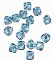 CH7225 Κρυσταλλάκια Swarovski σε Σχήμα Ρόμβος – 5301 ΓΙΑ ΚΟΣΜΗΜΑ 6mm/~100Τεμ. ΓΑΛΑΖΙΟ ΧΡΩΜΑ, ,ΣΥΝΘΕΣΗ ,ΧΑΝΤΡΑ (2 0) (gr) ()