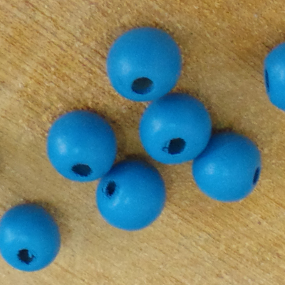CH7228 Ξύλινες χάντρες Στρόγγυλες ΓΙΑ ΚΟΣΜΗΜΑ 6mm/~400Τεμ. ΜΠΛΕ ΧΡΩΜΑ, ,ΣΥΝΘΕΣΗ Ξύλο,ΧΑΝΤΡΑ (35 7) (31gr) ()