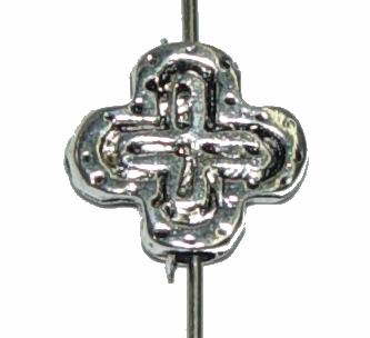 CH7370 Μεταλλικά σταυρουδάκια φιγούρα  Για κόσμημα 14X14mm/5Τεμ. Αντικέ Χρώμα,   ,Συνθεση Κράμα (μείγμα),Θρησκευτικά,Χάντρα (28 9) (14gr) ()