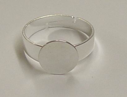 CH7486 Μεταλλικά Δαχτυλίδια με πλακέ βάση  Για κόσμημα 10mm//2Τεμ. Αντικέ Χρώμα,Αγγλικό Αλφάβητο Ρυθμιζόμενα  ,Συνθεση , (20 19) (7gr) ()