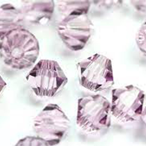 CH7774 Κρυσταλλάκια Swarovski σε Σχήμα Ρόμβος – 5301  Για Κόσμημα 6mm/~50Τεμ. Light Amethyst,   ,Συνθεση ,Χάντρα (12 0) (gr) ()