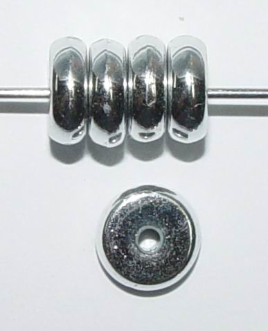 CH7787 Ακρυλικές Ροδέλες Πλακέ Για κόσμημα 9X3mm/10γρ Μεταλλικό Χρώμα,   ,Συνθεση Ακρυλικό,Χάντρα (21 65) (14gr) ()