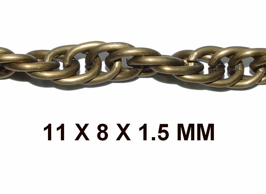 CH7852 Aluminum oval chains ,for jewllery/handbags 11x8mm/1meters/ green color,   ,material aluminum,, (0 0)