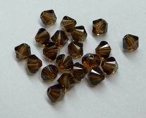 CH7937 Κρυσταλλάκια Swarovski σε Σχήμα Ρόμβος – 5301  ΓΙΑ ΚΟΣΜΗΜΑ 4mm/~50Τεμ.   SMOKED TOPAZ,   ,ΣΥΝΘΕΣΗ ,ΧΑΝΤΡΑ (8 0) (gr) ()