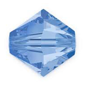 CH7952 Real Swarovski Bicone beads 5301 ,For Jewellery 4mm/100Pcs/ Tanzanite,   ,Material ,,Beads (15 0) ()