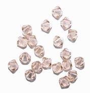 CH7955 Κρυσταλλάκια Swarovski σε Σχήμα Ρόμβος – 5301  ΓΙΑ ΚΟΣΜΗΜΑ 4mm/~50Τεμ.   LIGHT PEACH,   ,ΣΥΝΘΕΣΗ ,ΧΑΝΤΡΑ (13 0) (gr) ()