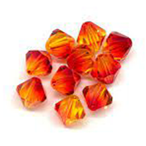CH7961 Κρυσταλλάκια Swarovski σε Σχήμα Ρόμβος – 5301  Για Κόσμημα 4mm/~50Τεμ. FIRE OPAL,   ,Συνθεση ,Χάντρα (9 5) (gr) ()