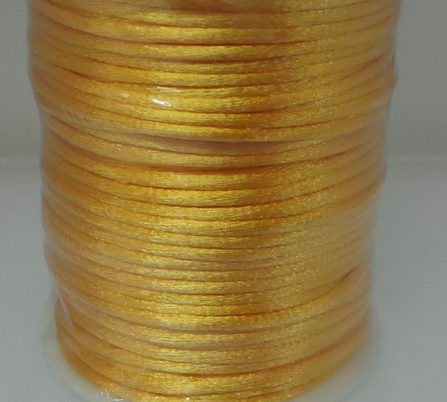 CH8125 Κορδόνια Ποντικοουρά στρόγγυλο ,2mm/45Μέτρ. ,Επίχρυσο Χρώμα,Σατέν (33 5) (112gr) ()