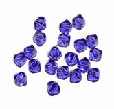 CH8772 Real Swarovski Bicone beads 5301 ,For Jewellery 4mm/100Pcs/ Sapphire,   ,Material ,,Beads (8 0) ()