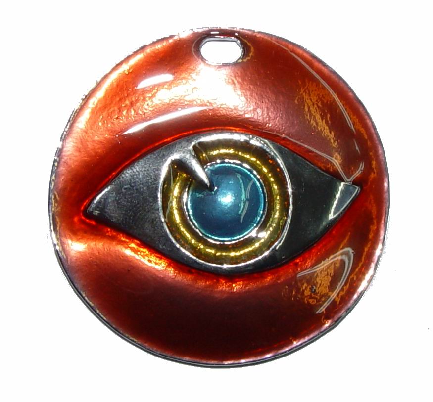 CH9027 Metal strass pendants ,for jewelery/decoration 47mm//1pcs/ multicolor, with evil eye  ,material ,,charms (0 0)