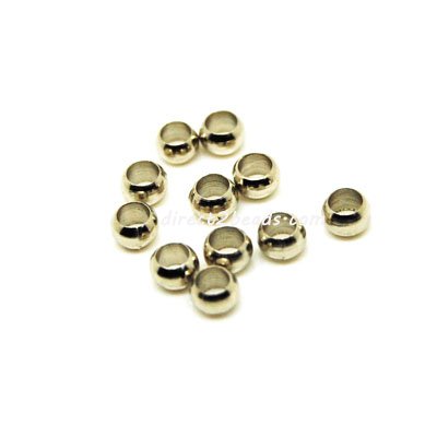 CH9328 Μεταλλικα στοπακια για κοσμημα 2,5mm/300τεμ. επιχρυσο χρωμα,   ,συνθεση , (0 0)